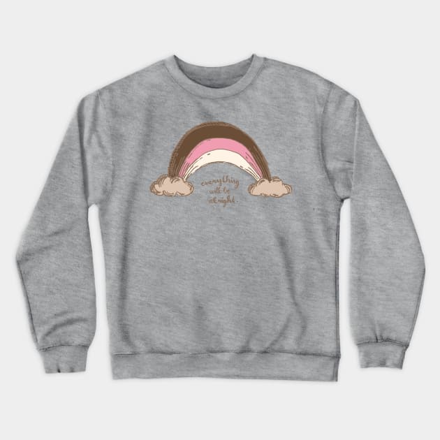 Sweet rainbow ice cream Crewneck Sweatshirt by Cottonbutton